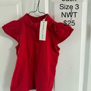 Red Kids Top